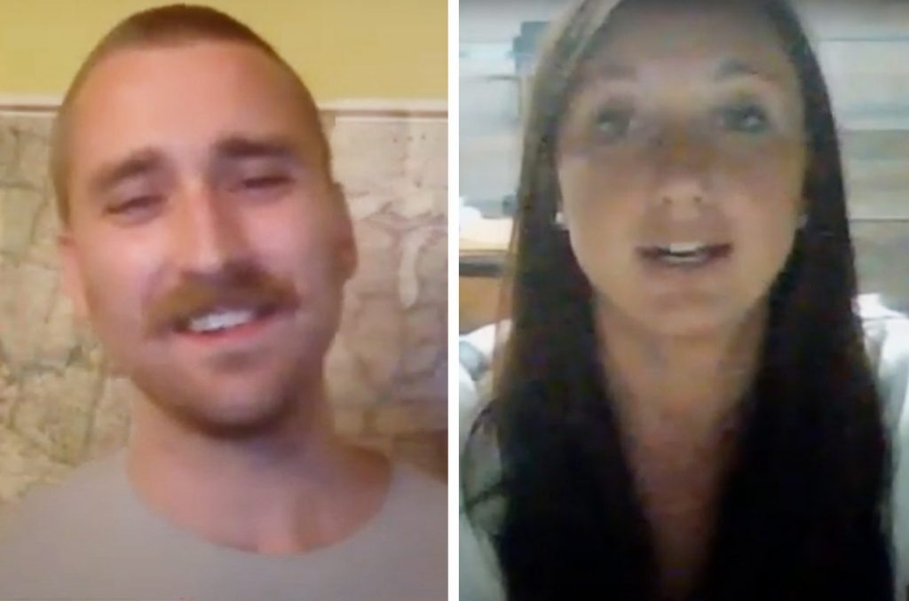 Kyle Smith, Determination Incorporated; and Sarah Muntean, All American Construction Contractors