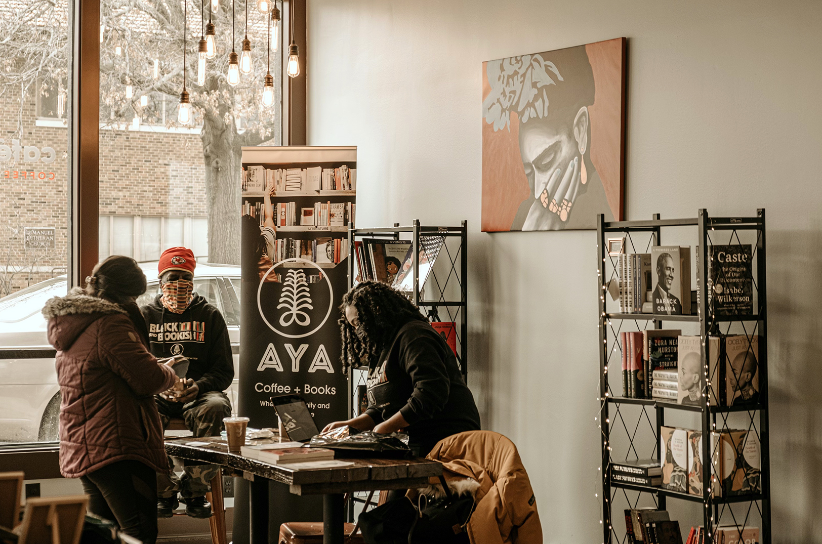 Aya Coffee + Books Jahna Riley 03 Café Corazón Jahna Riley, Aya Coffee + Books pop-up at Café Corazón