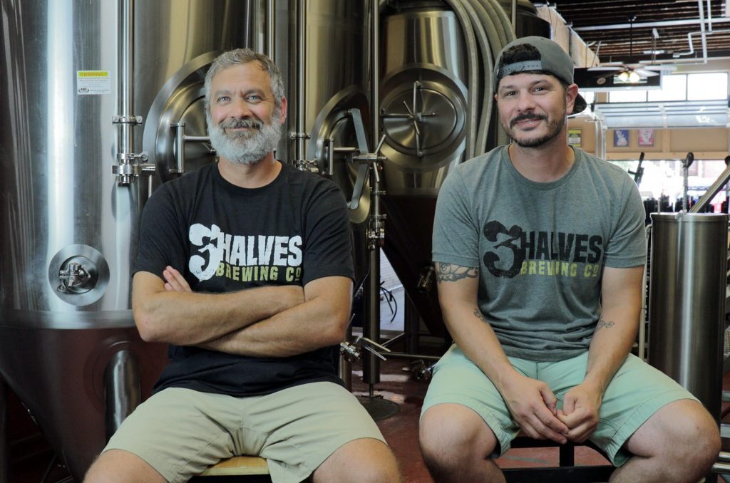 John Kennebeck and Rodney Beagle, 3 Halves Brewing Co