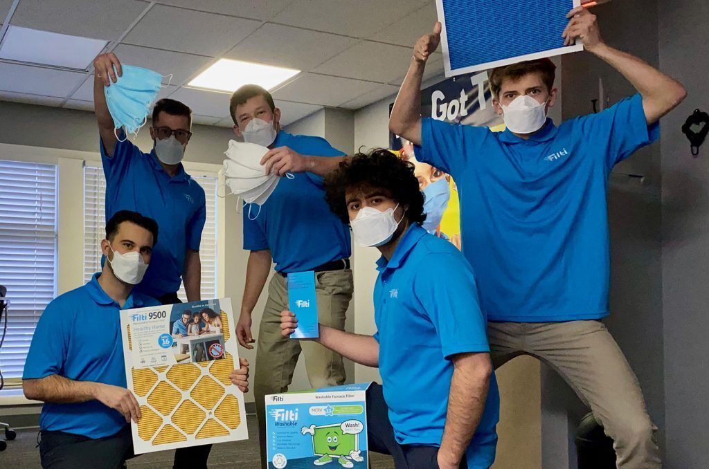 George Tsatsos, Dakota Hendrickson, Carver Gertsberger, Carlos Selva and Johnny Wermers, Filti