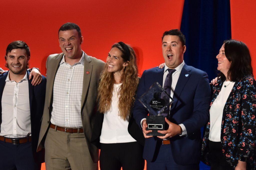 Chase McAnulty, Charlie Hustle; Greater Kansas City Chamber of Commerce Small Business Celebration