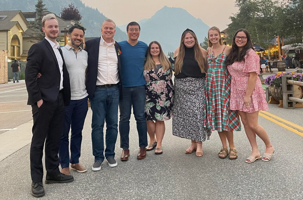 Legalfit management team on a trip to Colorado; photo courtesy of Robert Zhou