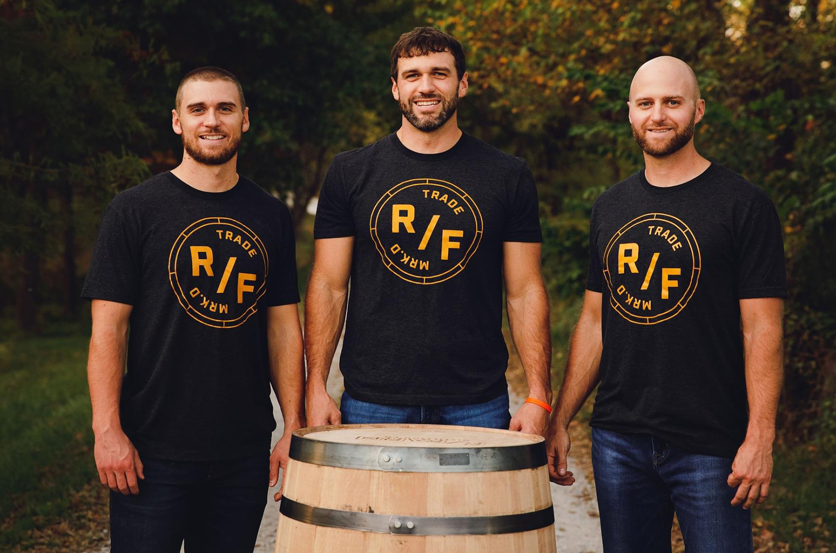 Gage, Dylan and Cole Rosier, R/Farm Distilling Co.; photo courtesy of R/Farm Distilling Co.