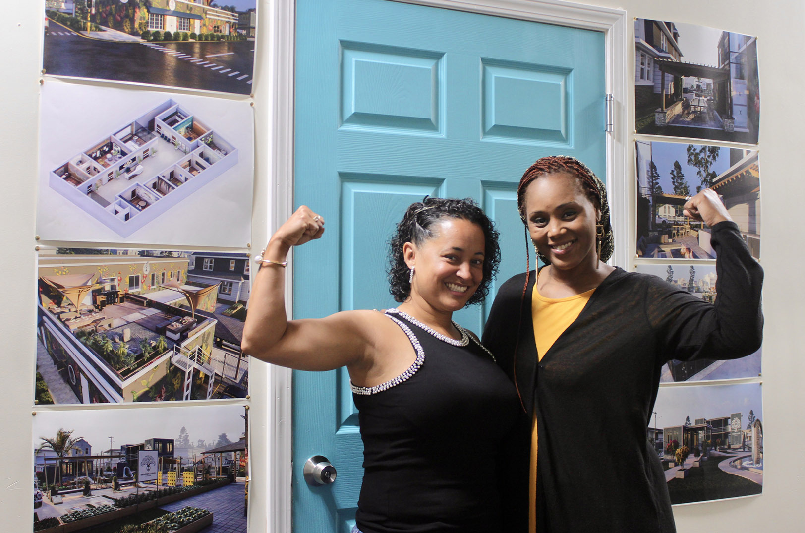 Patricia McCreary and Shereese Hameed-Muhammad, Utopia Point; photo by Nikki Overfelt Chifalu, Startland News