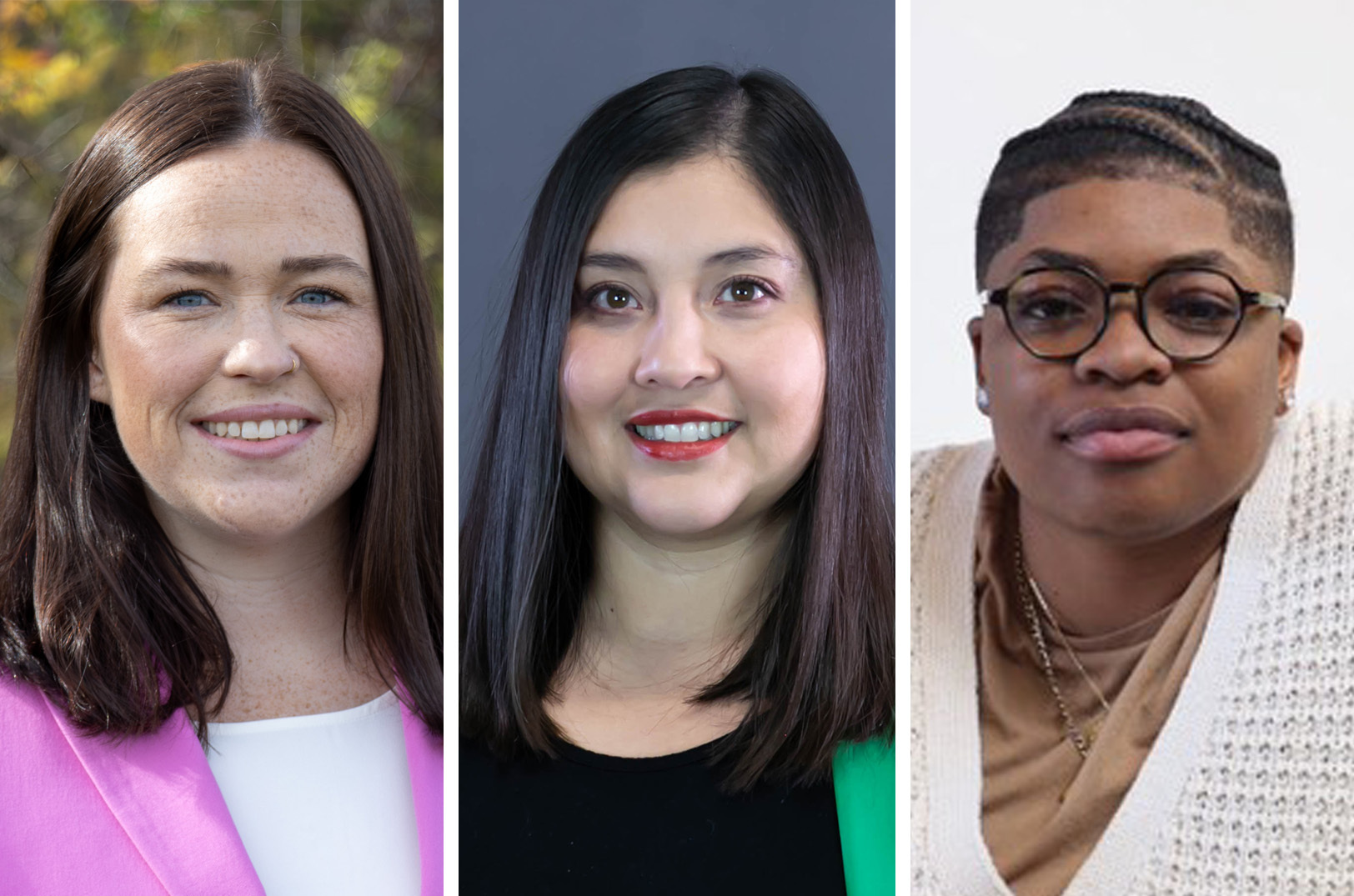 KCSourceLink Community Navigators: Maddie Dierking (The Porter House KC); Paola Zapata (The Toolbox); and Jannae Gammage (Square One Small Business and Career Services)