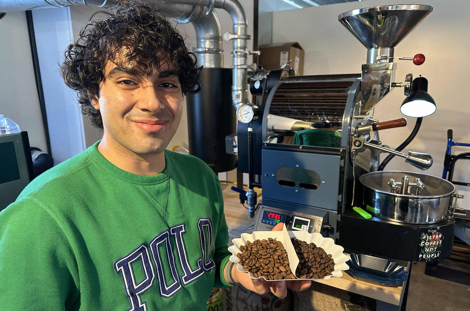 Haaris Rehman, Kaveh Coffee Co.; photo by Joyce Smith