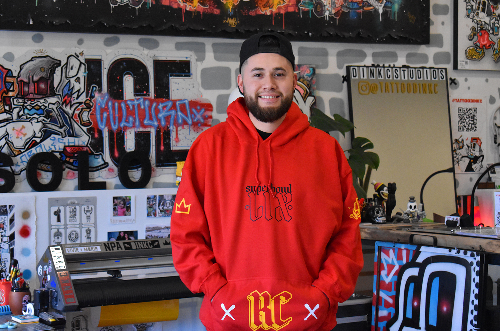 Laedan "DINKC" Galicia at Tiger Alley X in Columbus Park; photo by Taylor Wilmore, Startland News