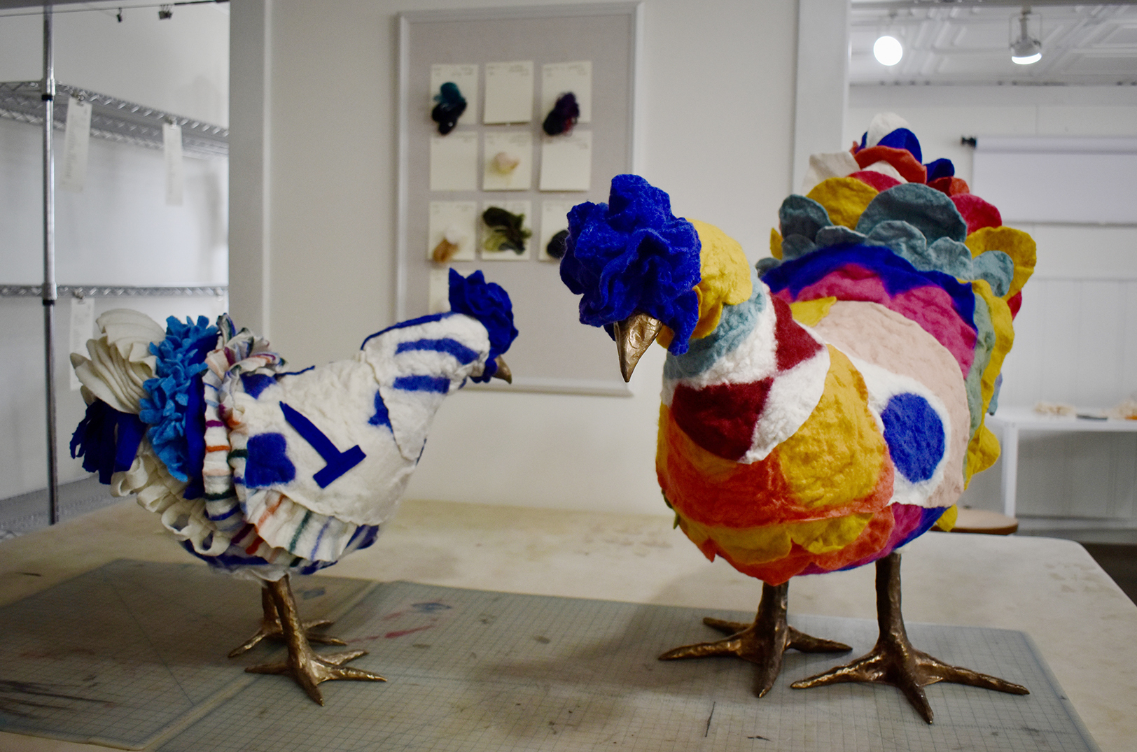 A "Chicken Little" and "Big Chicken" from the creatives at The City Girl Farm and Ampersand Design Studio; photos by Taylor Wilmore and Nikki Overfelt Chifalu, Startland News