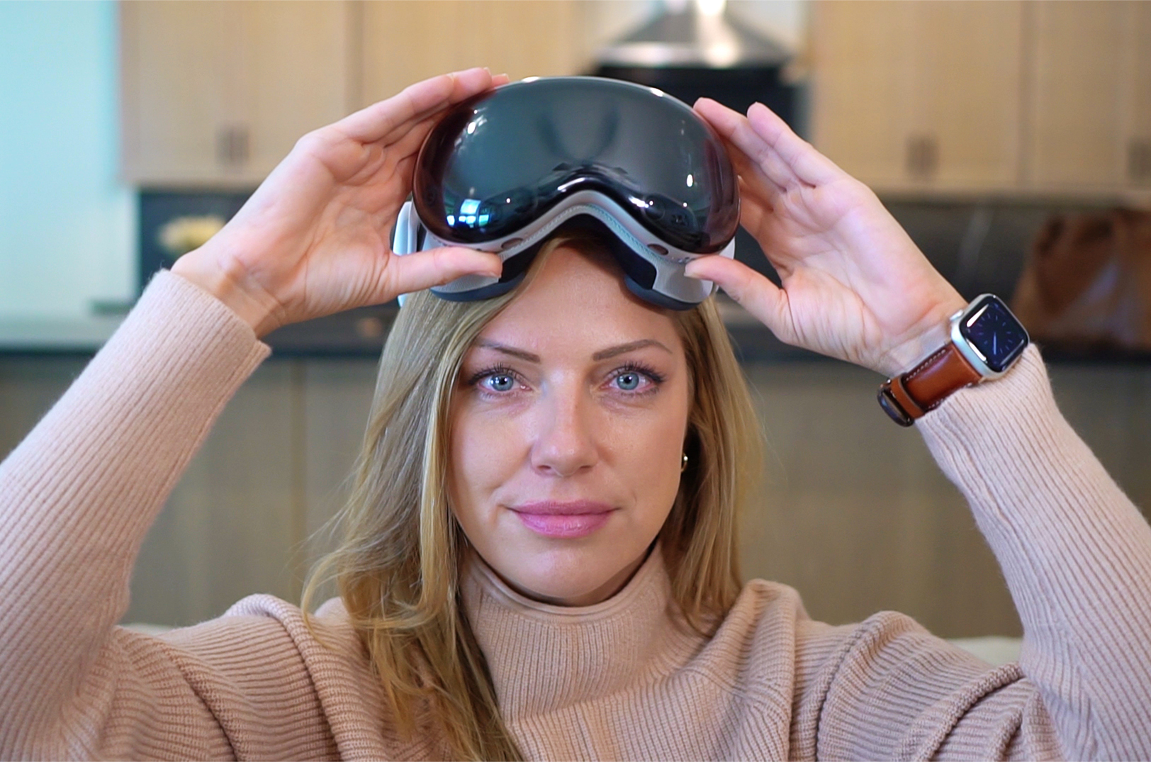 Apple Vision Pro goggles, part of a Healium kit; courtesy photo