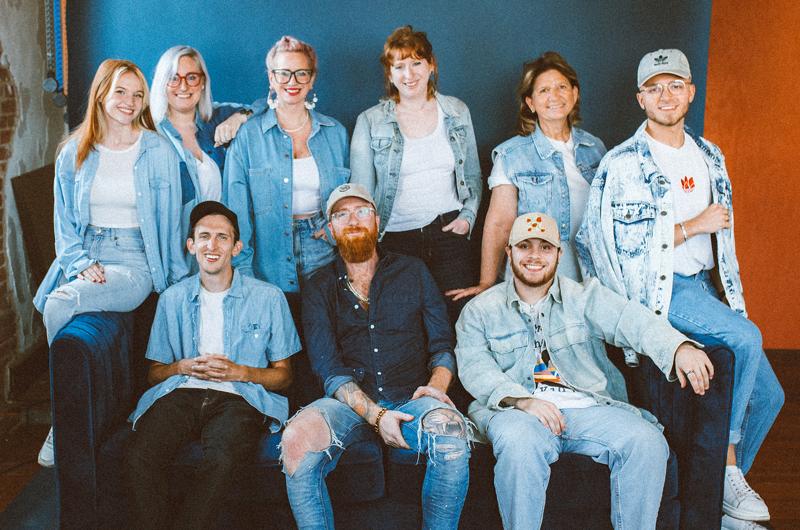 The Waggedy Team, led by Veronika Morgans and Brooklyn Morgans, top center, and Andrew Morgans, bottom center; courtesy photo