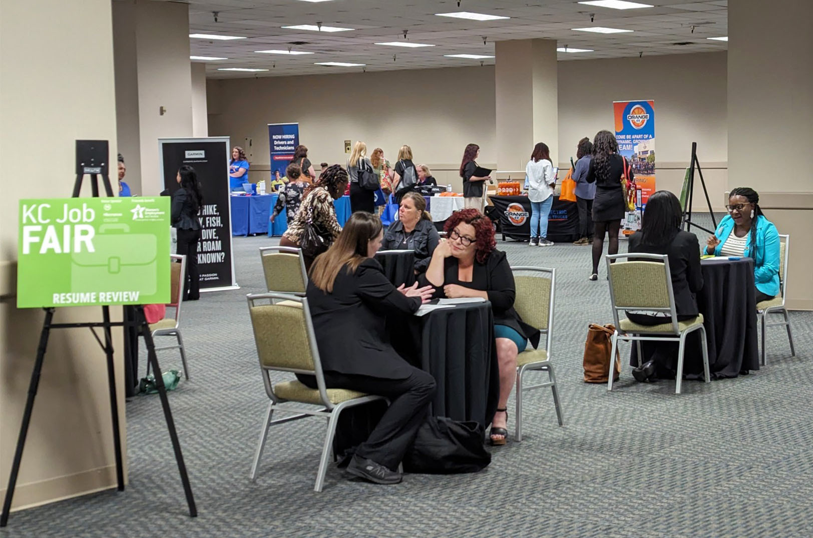 Women participate in the May 2024 KC Job Fair curated by the Women’s Employment Network (WEN); courtesy photo