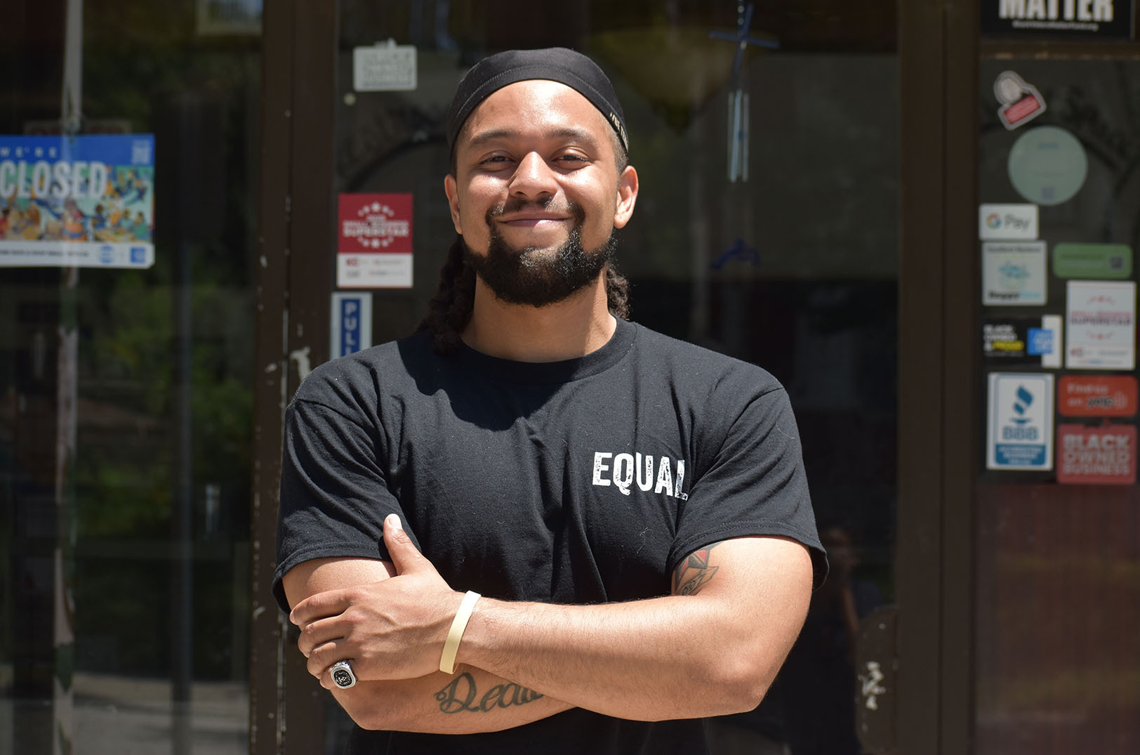 Dontavious Young, Equal Minded Cafe; photo by Taylor Wilmore, Startland News
