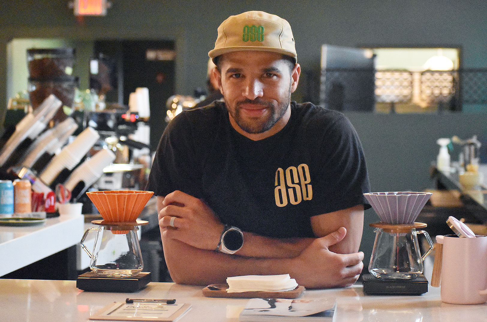 Nate Thomas, ASE Coffee; photo Taylor Wilmore, Startland News