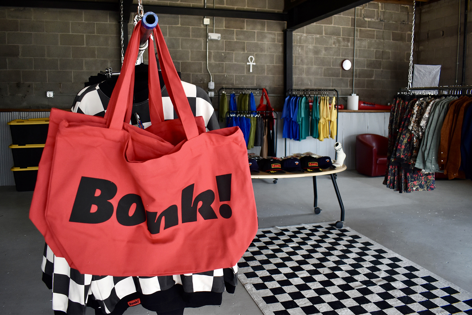 Inside Bonk Supply at 1620 Locust St., suite 500, in the East Crossroads; photo by Nikki Overfelt Chifalu, Startland News
