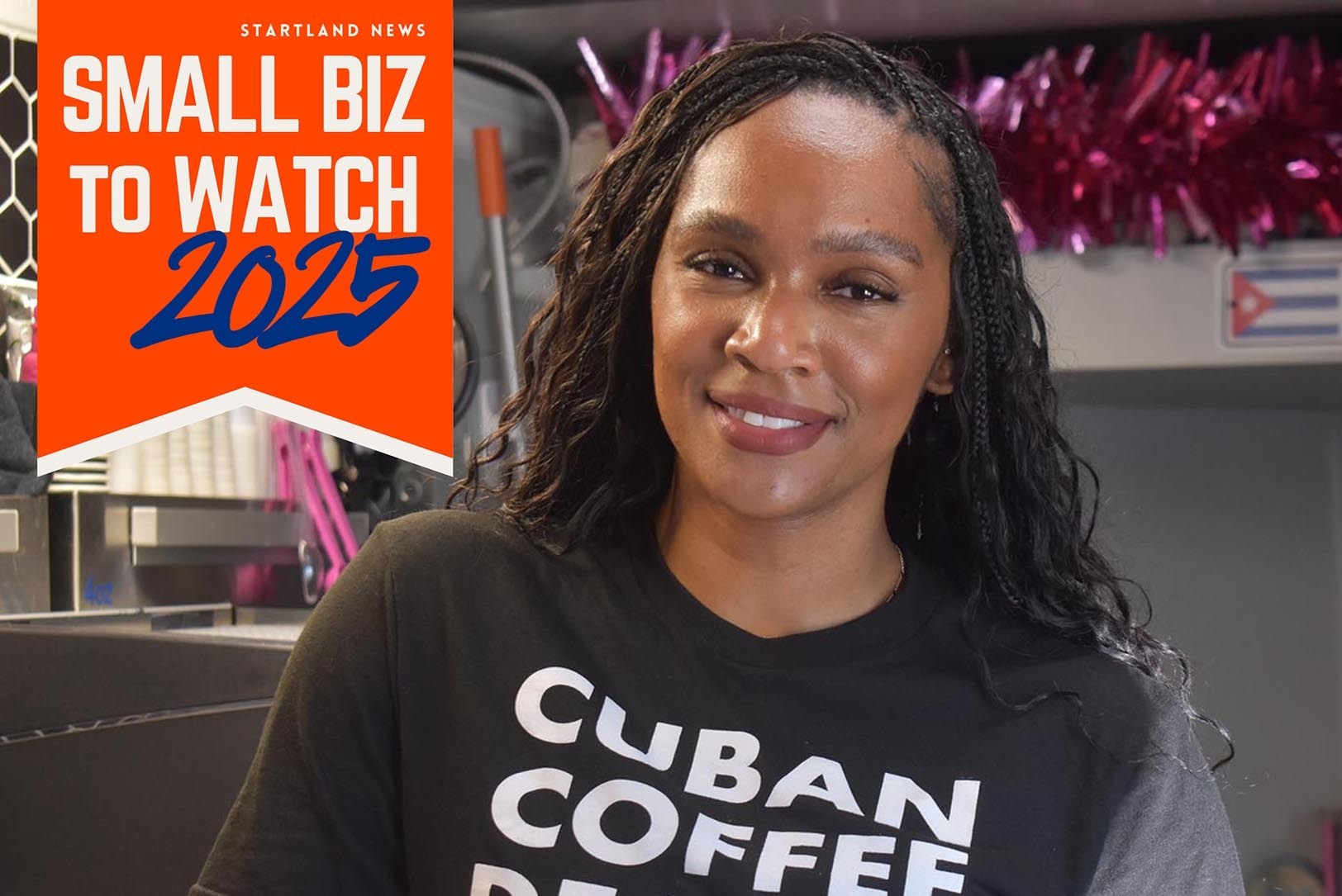 Racquel Rodriguez, El Café Cubano; photo by Taylor Wilmore, Startland News