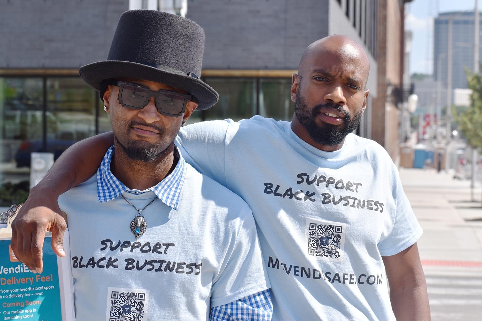 Grey Manning and Dwayne Overton, VendiSafe; photo by Taylor Wilmore, Startland News