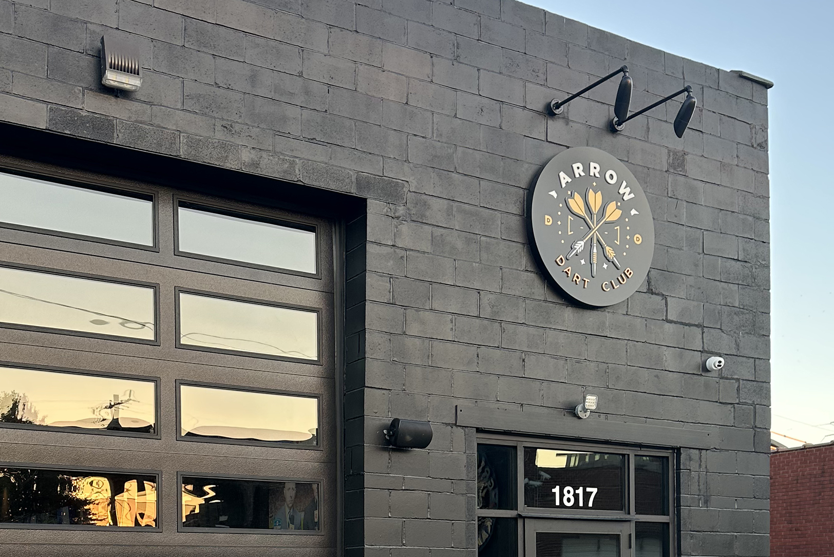 Arrow Dart Club at 1817 Locust St. in the Crossroads Arts District; photo by Joyce Smith