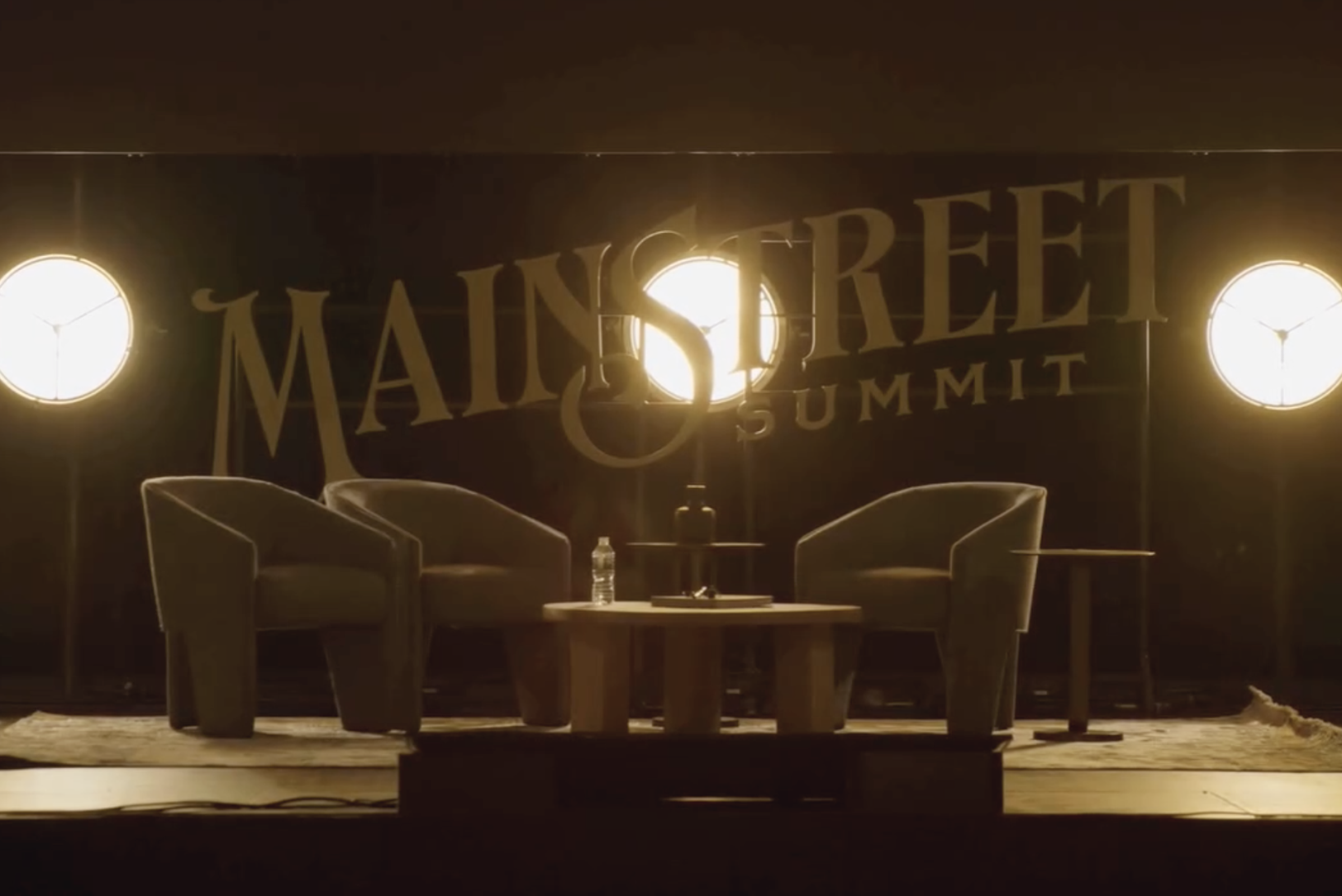 The main stage at the Missouri Theater in downtown Columbia for the Main Street Summit in 2024; courtesy photo