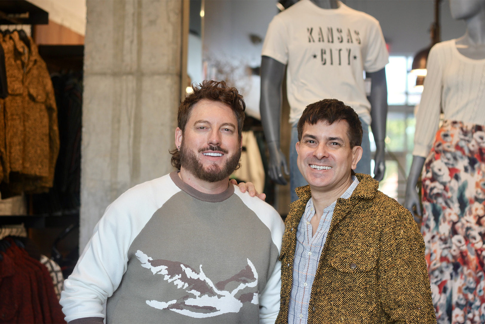 Buck Wimberly and Joey Mendez, ULAH, inside their Westwood storefront; photo by Nikki Overfelt Chifalu, Startland News