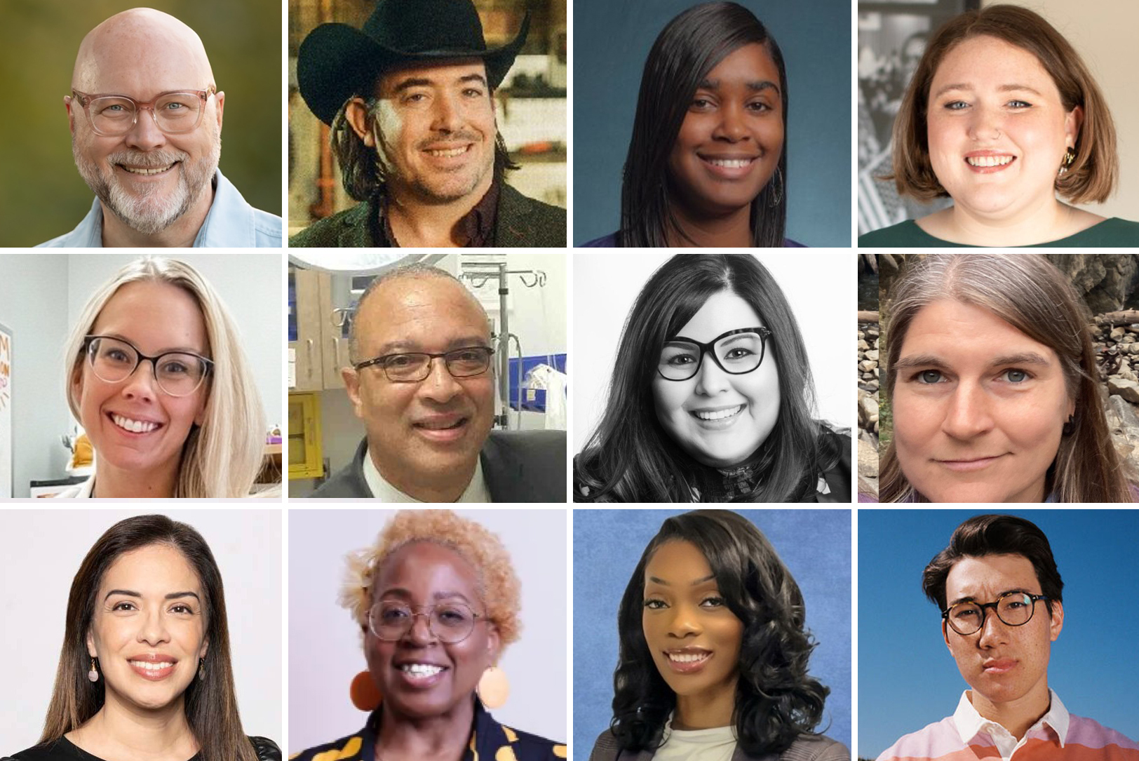 2025 Uncommon Leader Impact Award semifinalists: Joel Barrett, Small Business Development Center; Theo Bunch, Cornerstones of Care; Keva Gorman, Prep-KC; Candace Ladd, Heartland Center for Jobs and Freedom; Dr. Rachel Melson, Swope Health Services; Dr. Michael Moncure, Truman Medical Center; Anna Munguia, Big Brothers Big Sisters of Greater Kansas City; Katie Nixon, West Central Community Development Corporation/New Growth; Alex Perez, Hispanic Development Fund; Kimberly Weaver, Community Health Council of Wyandotte; Lily Wilson, Boys and Girls Club of Greater Kansas City; and Brandon Yangmi, Art as Mentorship