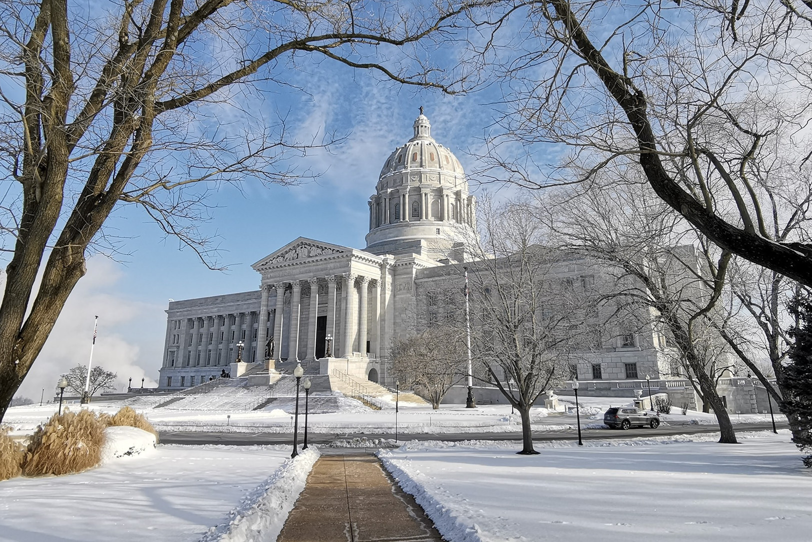 Missouri State Capitol in Jefferson City, January 2022; photo courtesy of the Missouri State Capitol Commission