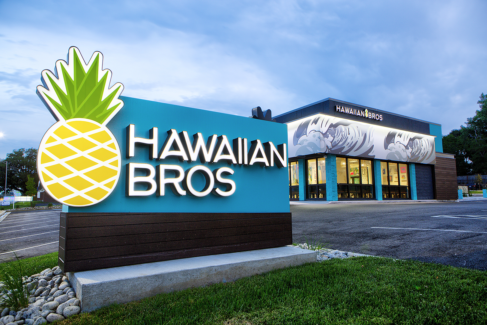 A Hawaiian Bros fast casual restaurant; courtesy photo