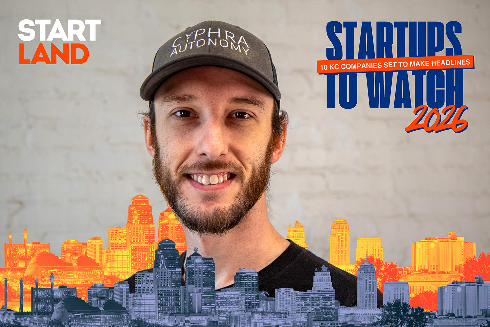 Dietrich Kruse, co-founder of Cyphra Autonomy; not pictured, co-founder Sean Ward; photo by Haines Eason