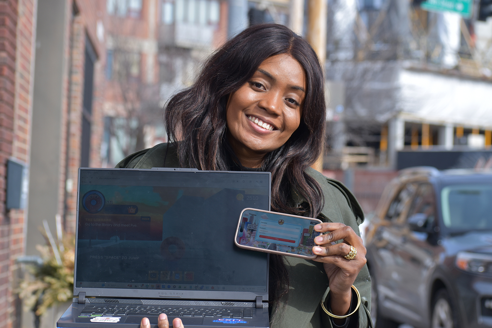 Triumfia Houmbie Fulks, CodeAlgo Academy; photo by Taylor Wilmore, Startland News