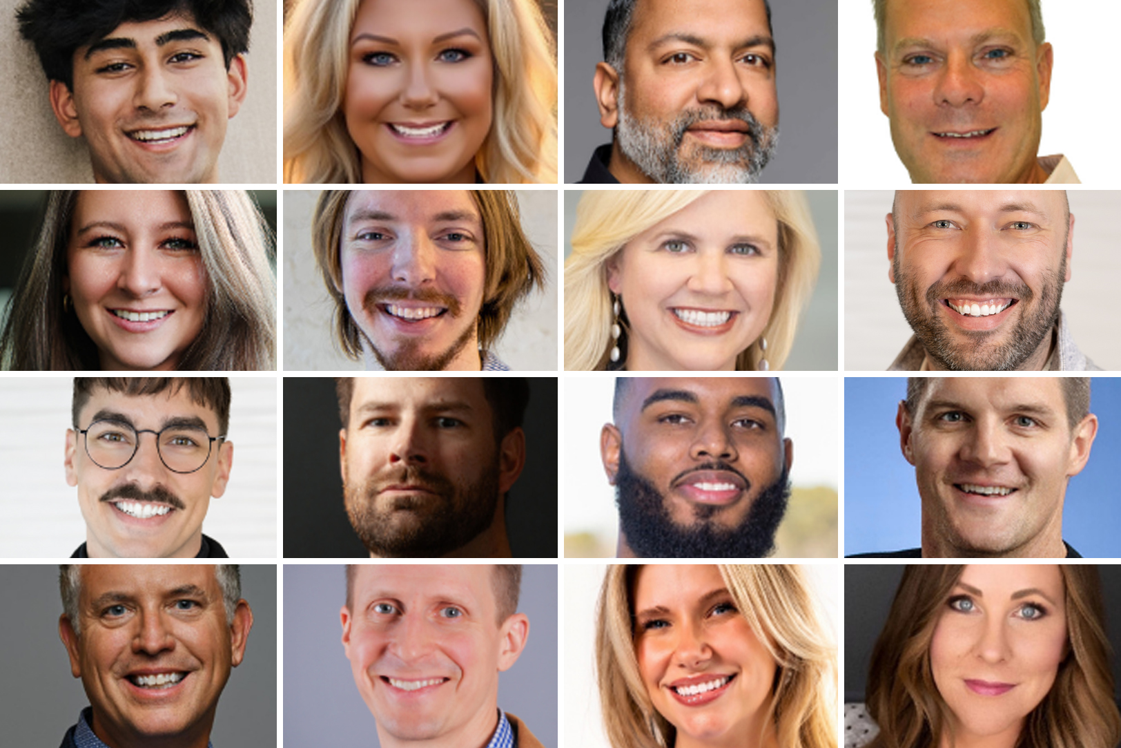 Round of 16 competitors for the 2026 Bracket Bash at Gamechangers and Champions; courtesy images