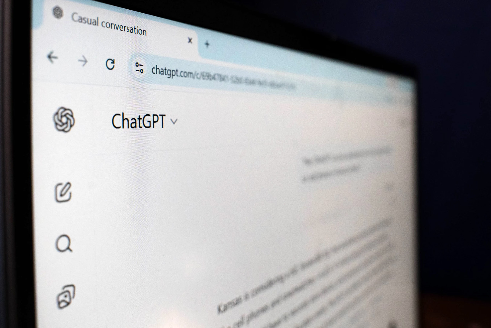 Popular AI chatbots like ChatGPT have made their way into everyday use, including in the halls of power; photo by Zane Irwin, Kansas News Service