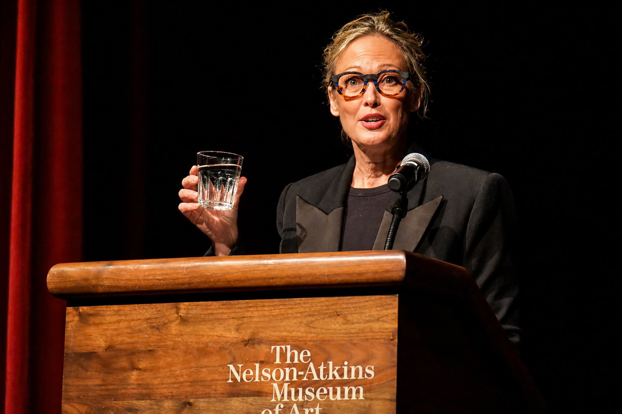 Tiffany Misha Thompson, founder of Petrichor Projects, shares insights during the Bloch Talks speaker series organized by the Henry W. Bloch School of Management at UMKC; photo by Taylor Wilmore, Startland News