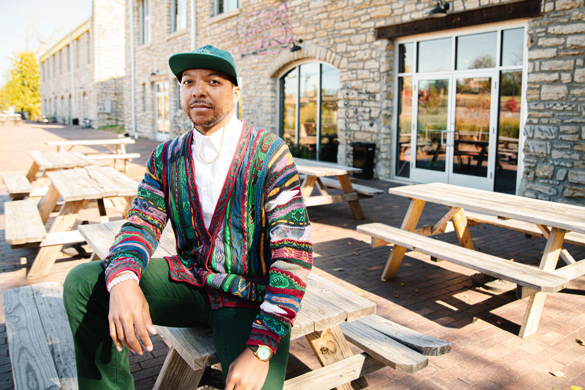 Kemet Coleman at Vine Street Brewing, 2000 Vine; photo by Laura Morsman