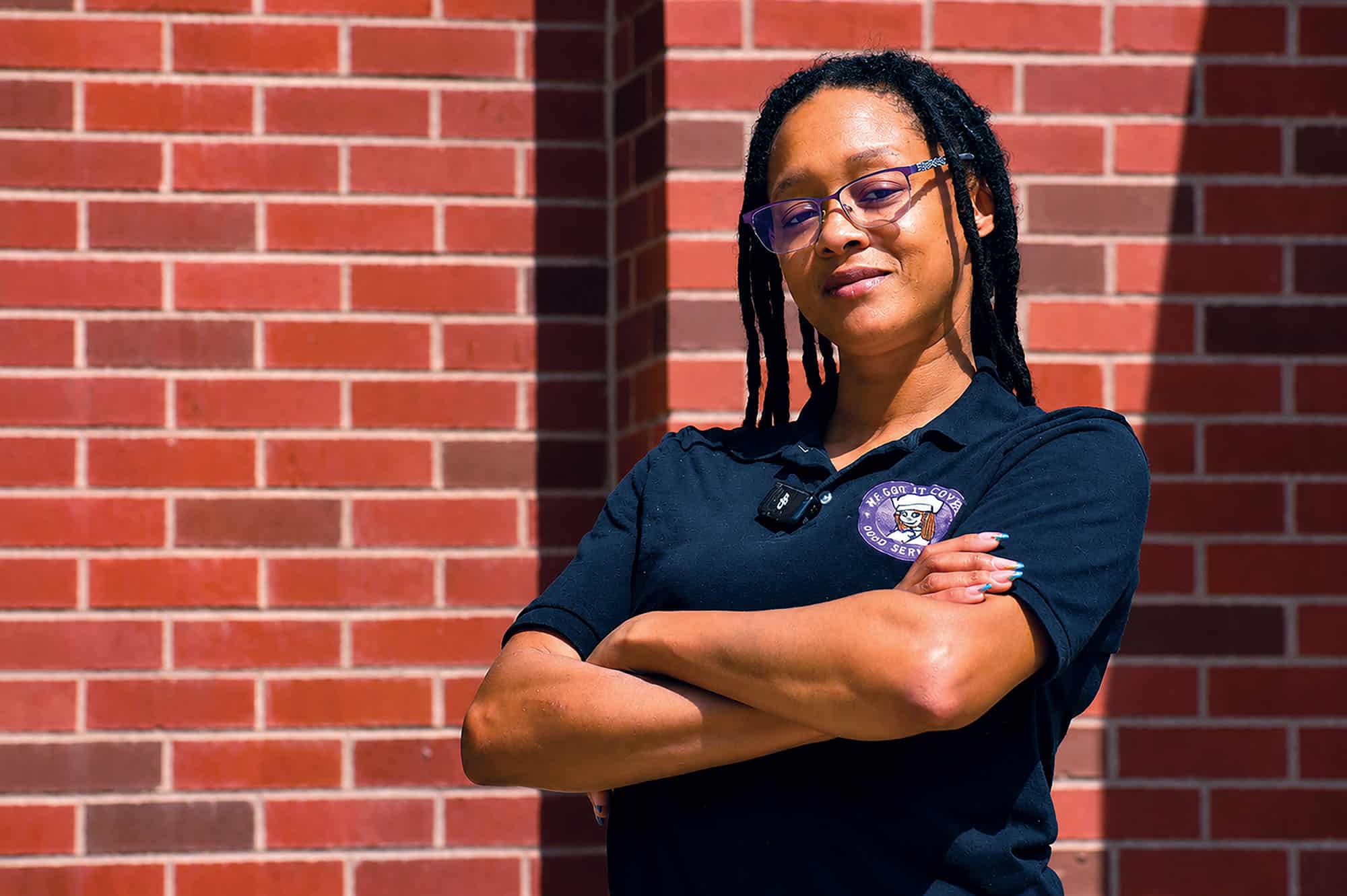 LaRonda Lanear, founder of Safi Fresh, stands outside her new location at 1512 E. 18th St., the former Soiree restaurant space in the historic 18th & Vine Jazz District; photo by Taylor Wilmore, Startland News