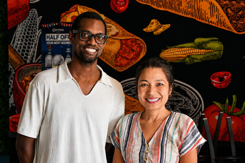 Payton Hannahs, general manager, and Jasmine Thompson, owner, at Señorita Margarita in Kansas City's Crossroads Arts District; photo by Tommy Felts, Startland News