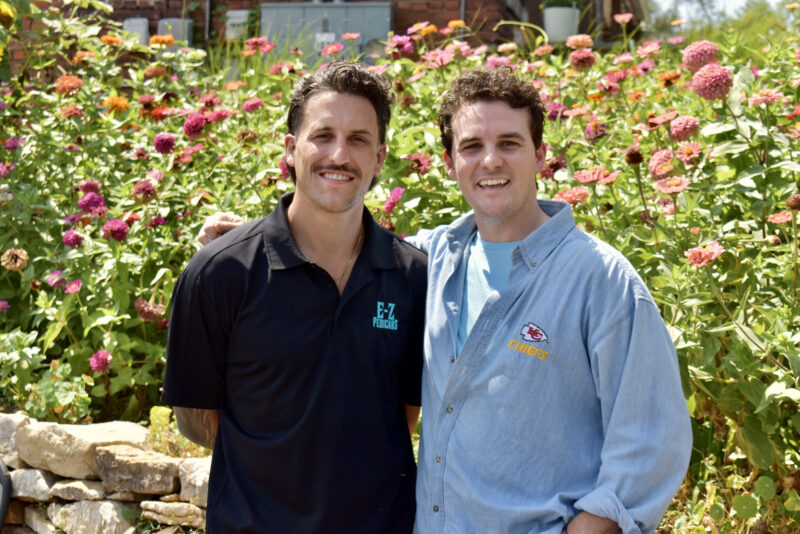 Atticus Sloan and Mark Manning, EZ Pedicabs; photo by Taylor Wilmore, Startland News