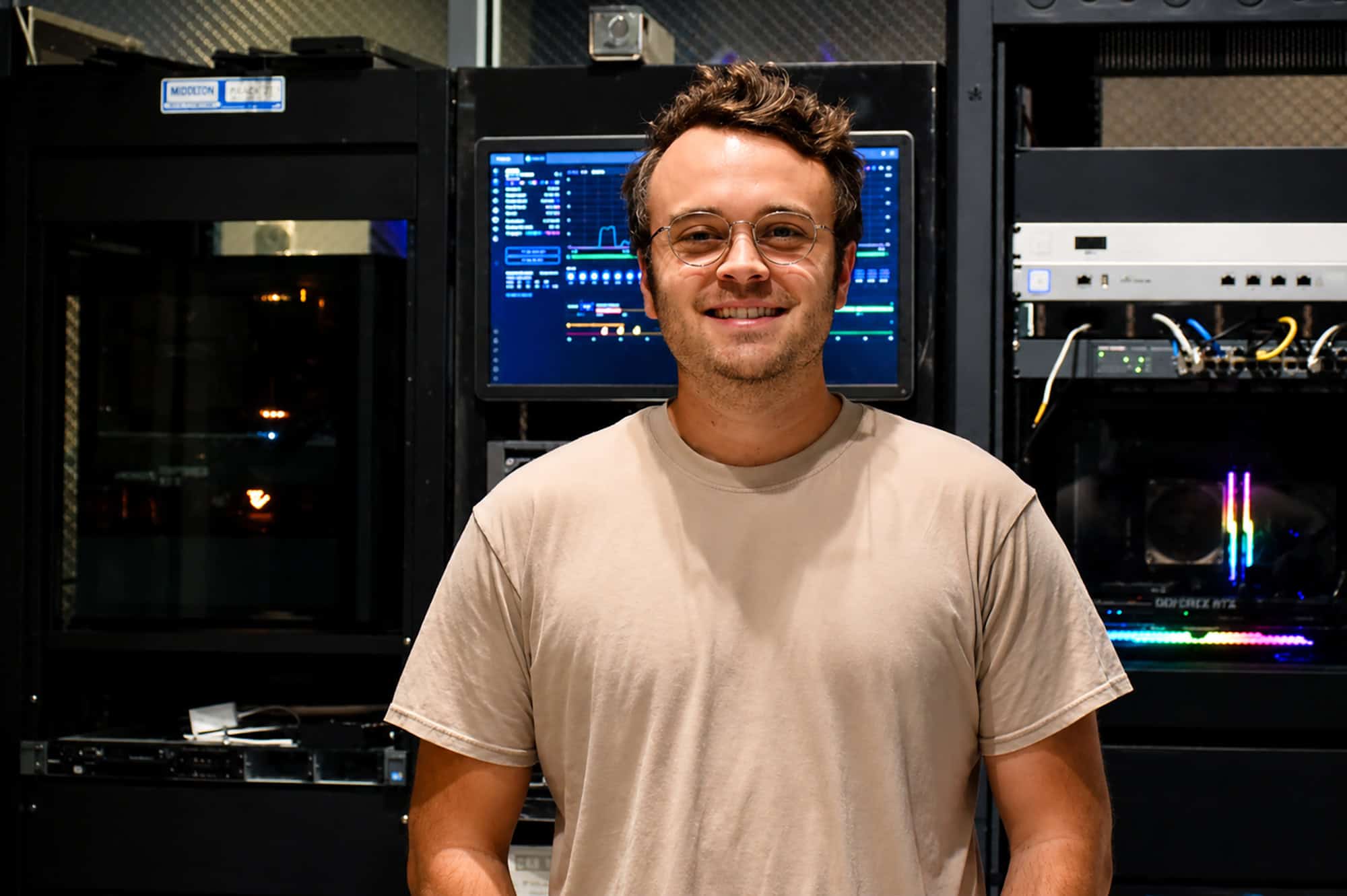 Grayson Smith, founder and CEO, Intuidy; photo by Austin Barnes, Startland News