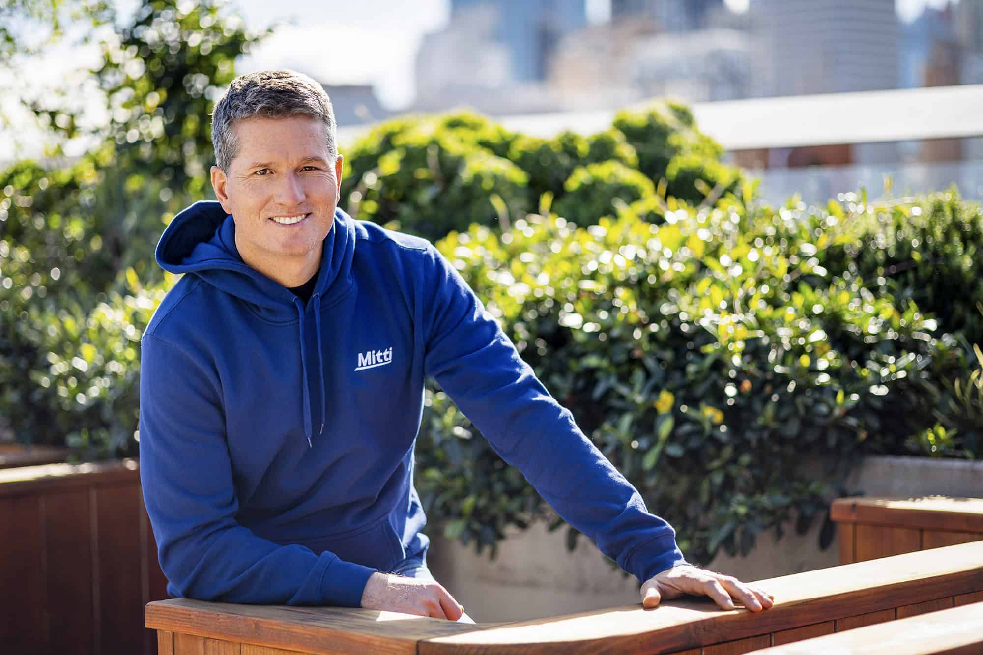 Luke Anear, founder and CEO of Mitti, at the company's Surry Hills, NSW office in Australia; photo by Ben Symons, The Photo Pitch