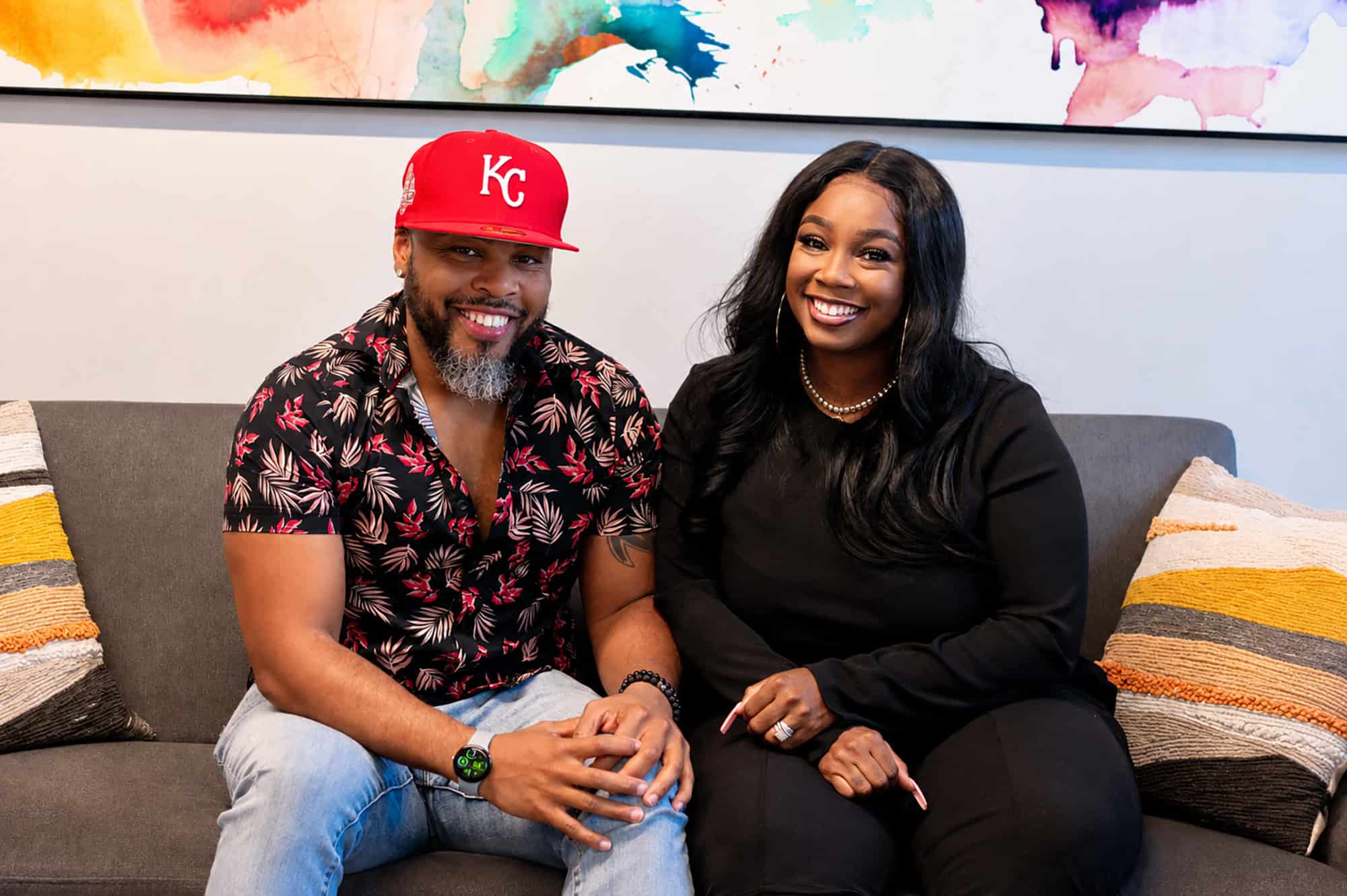 Co-founders David Roberson and Dazja Taylor, ScentMakers; photo by Nikki Overfelt Chifalu, Startland News