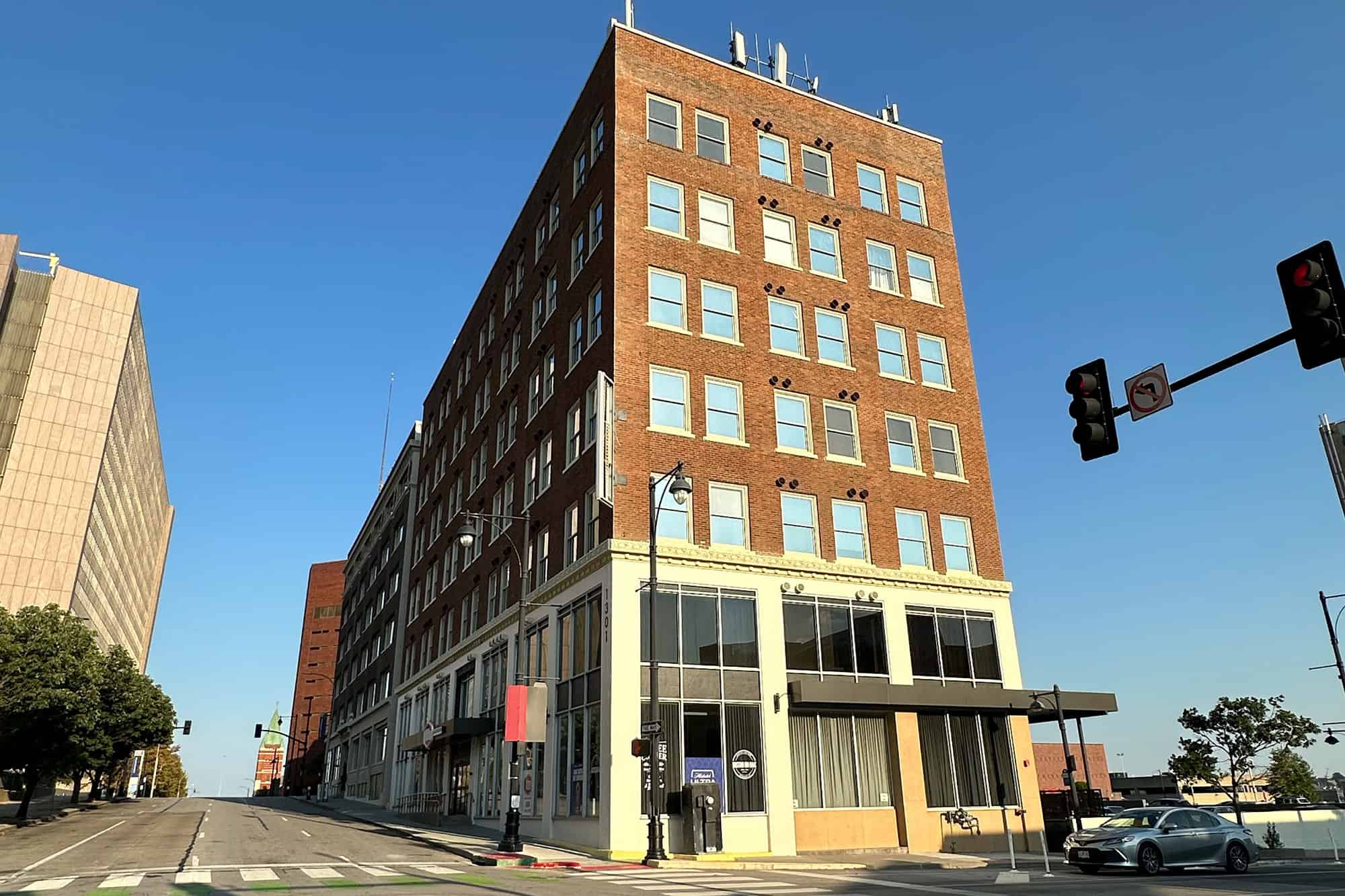 The new Aiden Kansas City Downtown hotel at 405 E. 13th St.; photo by Joyce Smith