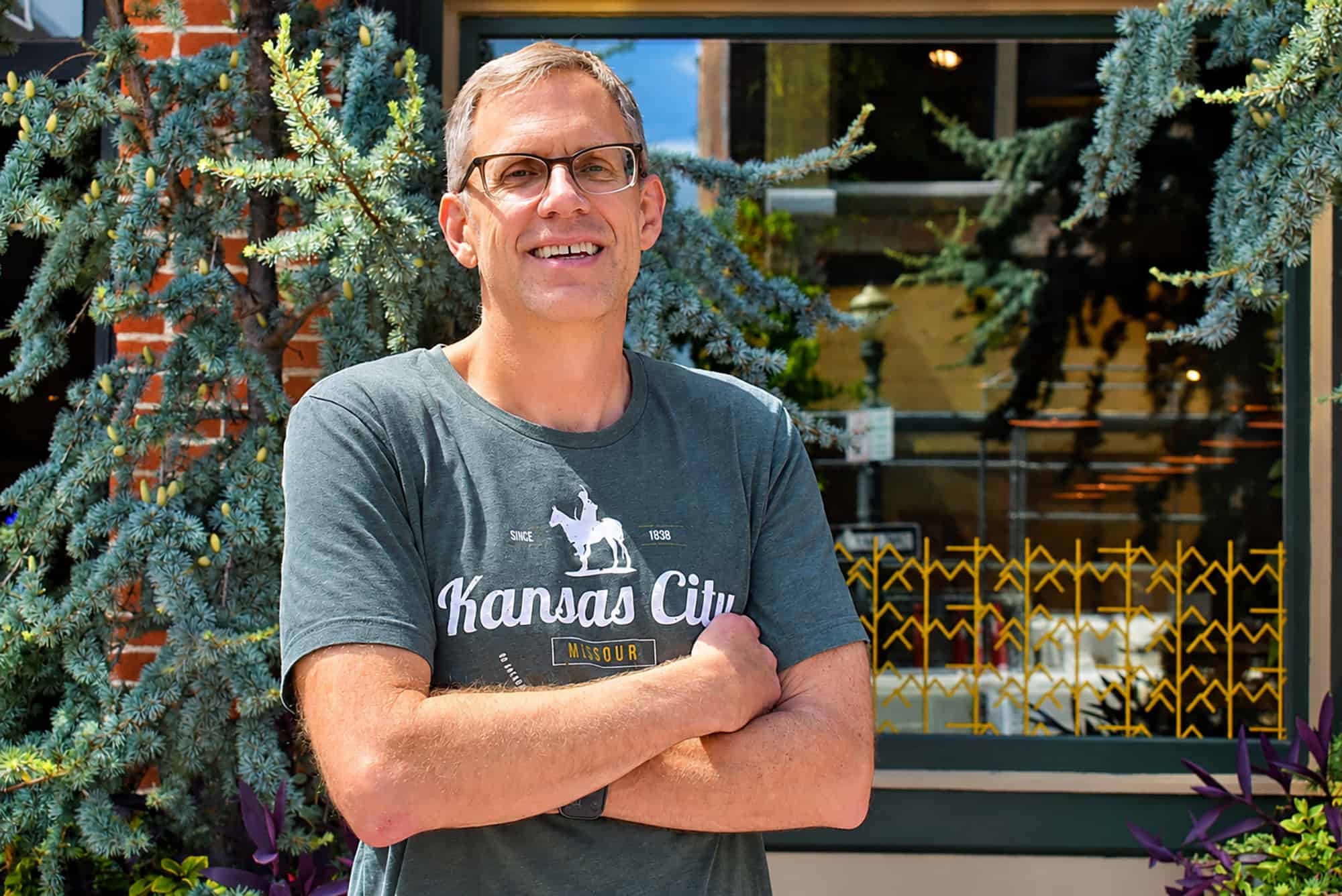 Dave Lindahl, founder of HyperKC; photo by Taylor Wilmore, Startland News
