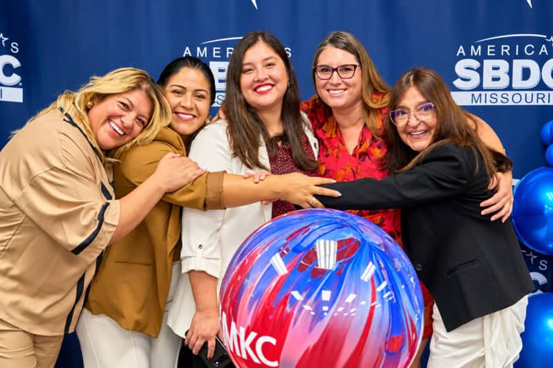 The team behind Growth360's 10-week Spanish-language cohort through Missouri Small Business Development Center at UMKC; photo courtesy of Missouri SBDC