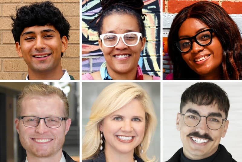 Among the Kansas City contenders for the Startup World Cup: Zaydan Ahmed, AcuSera; Brandy Archie, AskSAMIE; Triumfia Houmbie Fulks, CodeAlgo; Nick Love, Love Lifesciences; Ashley McClellan, MedCurate; and Jacob Schlittenhardt, Planetary Talent; not pictured: Melissa Footlick, Catalyst; Matthew Leming, Enhance Health; Erin Minoski, KaBloom; and Chad Brausen, Tolair