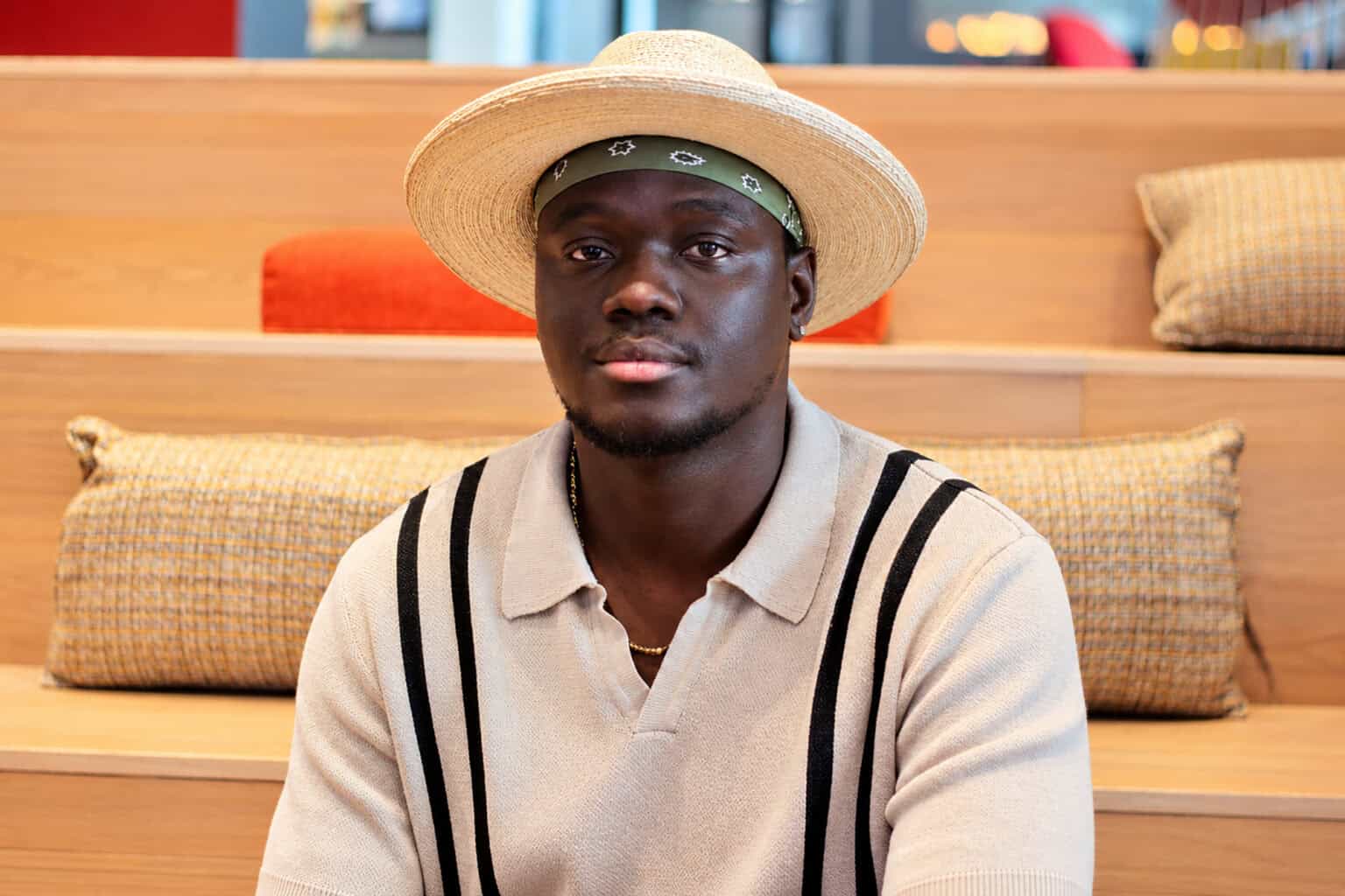 Ebrima "Abraham" Sisay, founder of You Gotta No! Podcast (YGN), the YGN Summit, and Heliona; photo by Nikki Overfelt Chifalu, Startland News