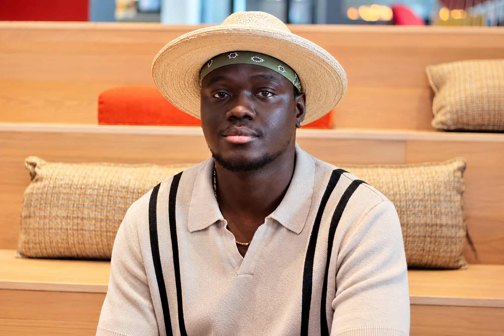Ebrima "Abraham" Sisay, founder of You Gotta No! Podcast (YGN), the YGN Summit, and Heliona; photo by Nikki Overfelt Chifalu, Startland News