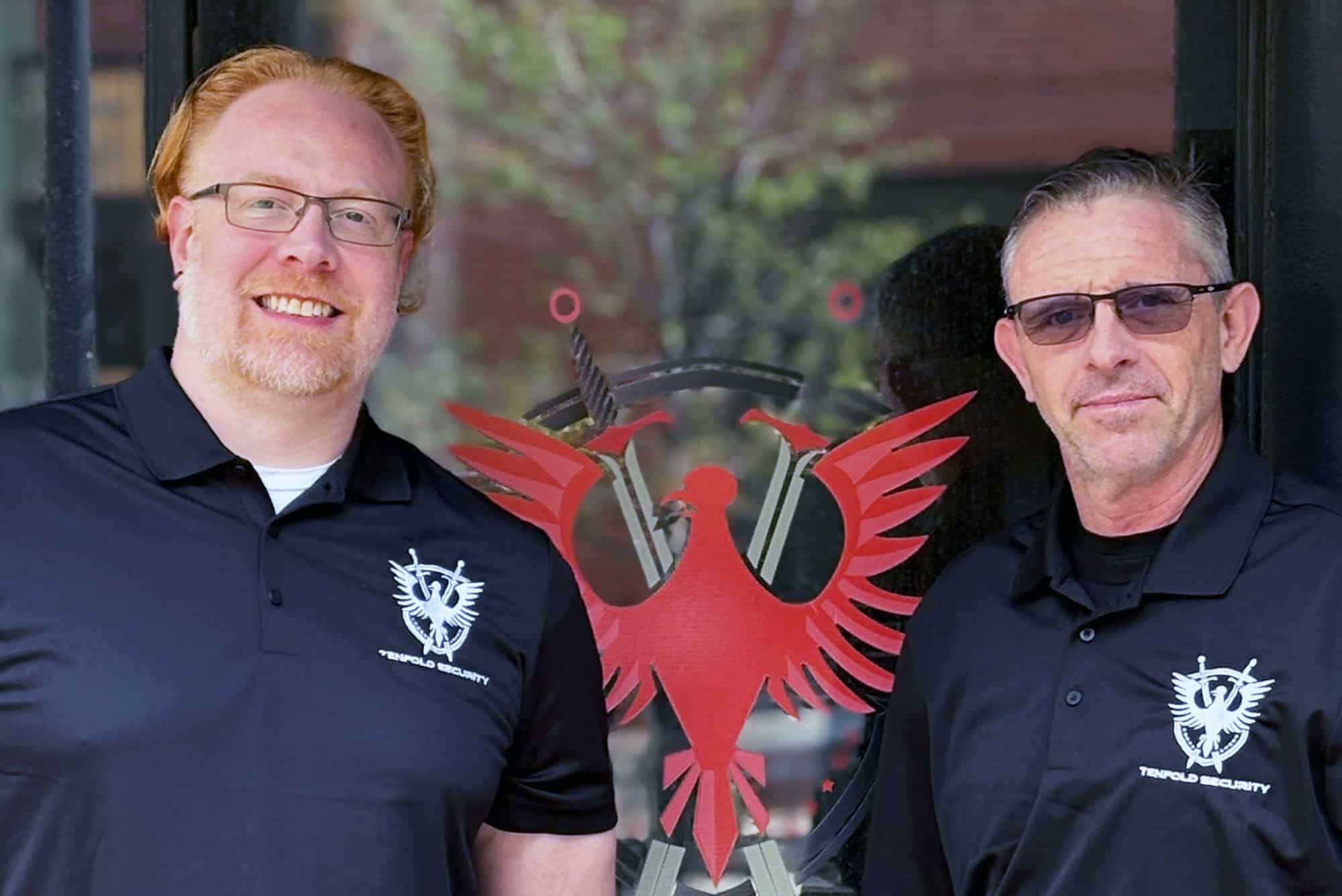 Jon Broek and Aaron Weissenfluh, co-founders of Tenfold Security; courtesy photo
